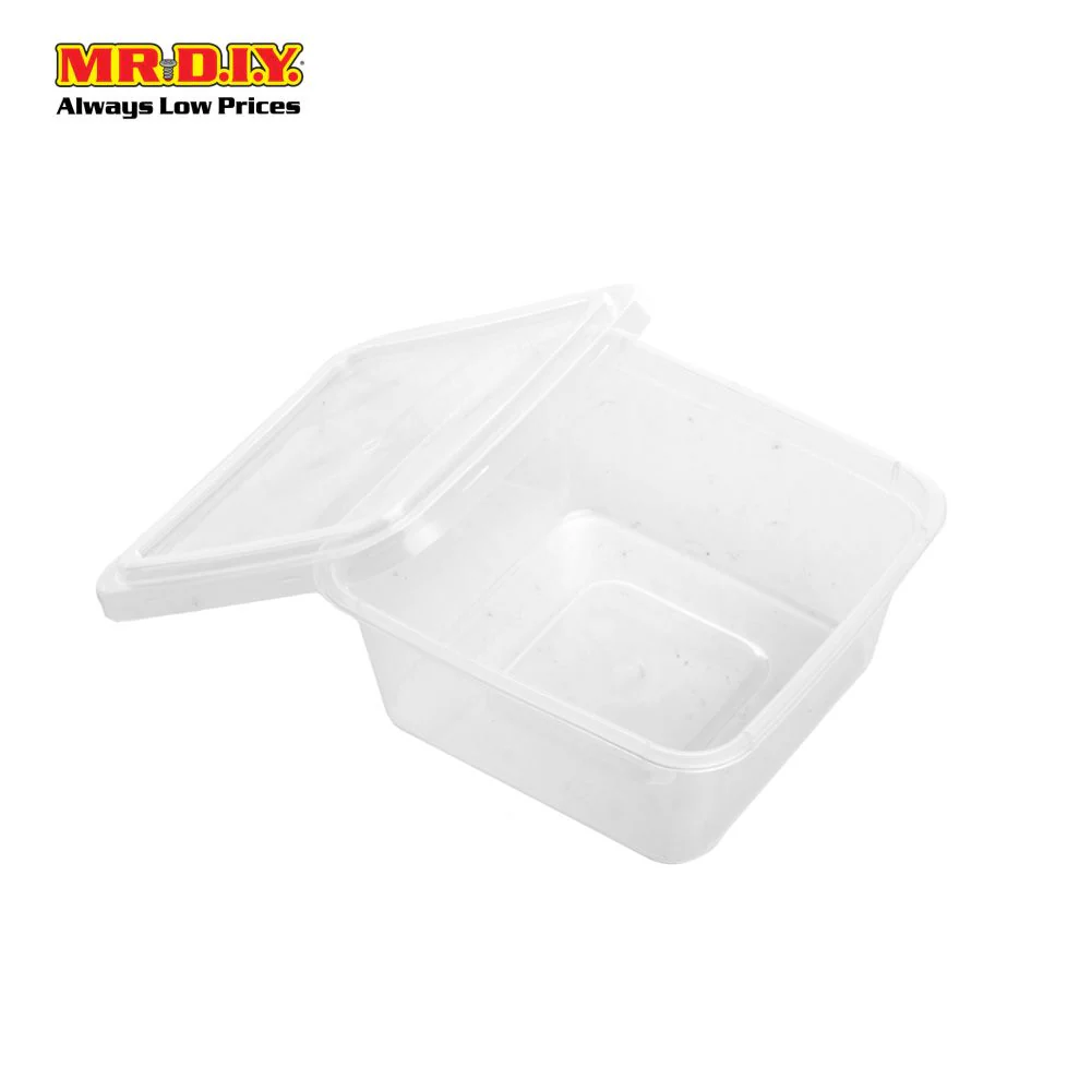 FELTON Square Microwaveable Disposable Food Container (10pcs x 300ml) - Image 3