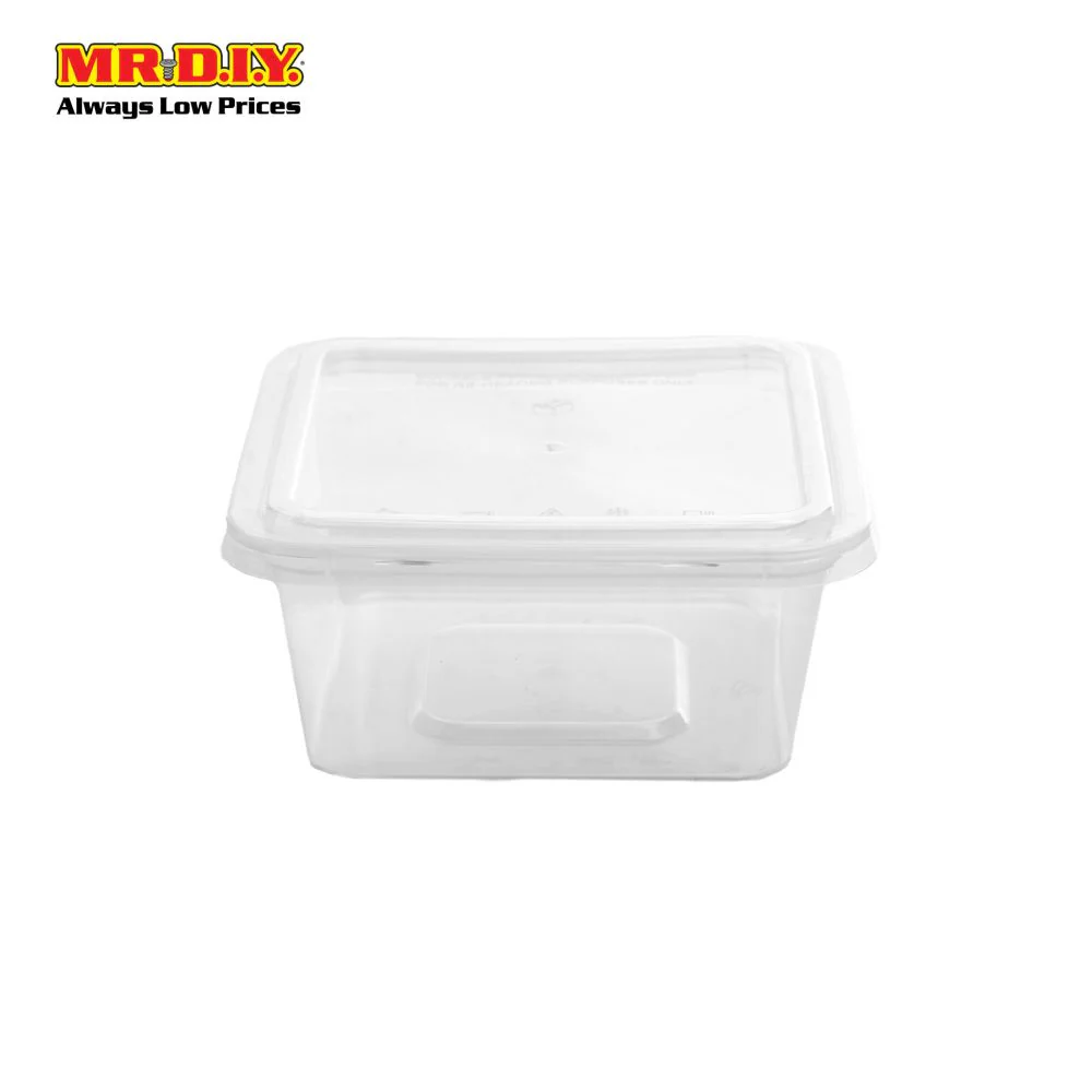 FELTON Square Microwaveable Disposable Food Container (10pcs x 300ml) - Image 4