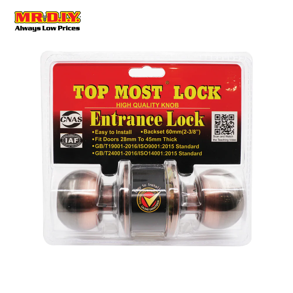 FIGHTER Cylinder Entrance Lock Set Brown (60mm) - Image 2