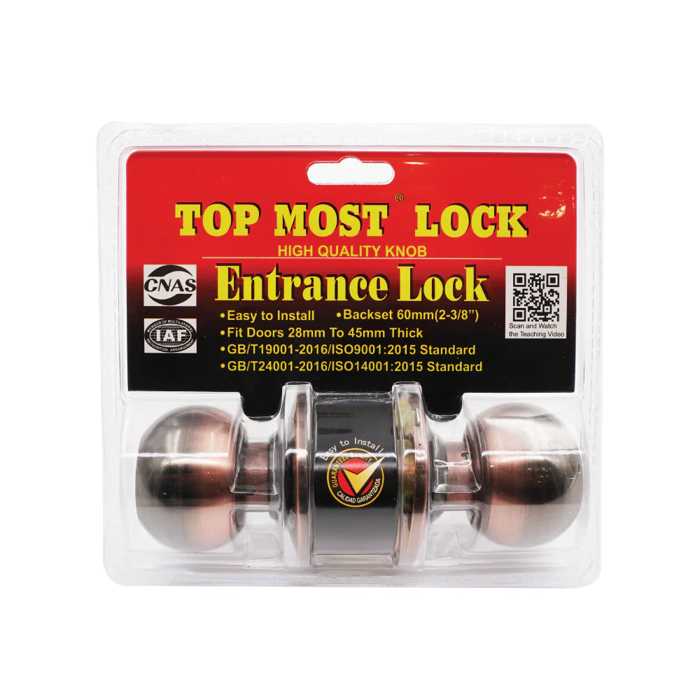 FIGHTER Cylinder Entrance Lock Set Brown (60mm) - Image 5