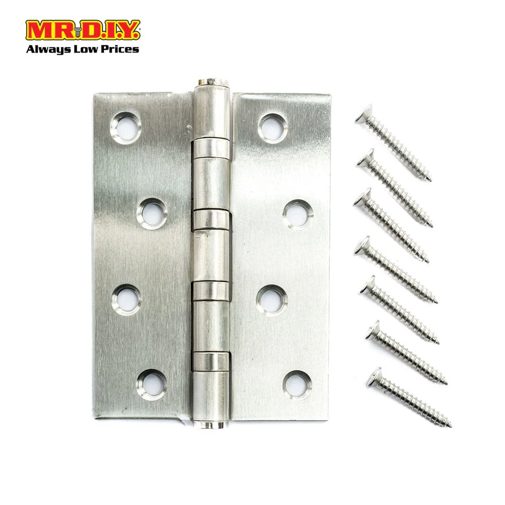 (MR.DIY) FIGHTER Heavy Duty Security Stainless Steel Bearing Hinge Set (2pcs) - Image 2