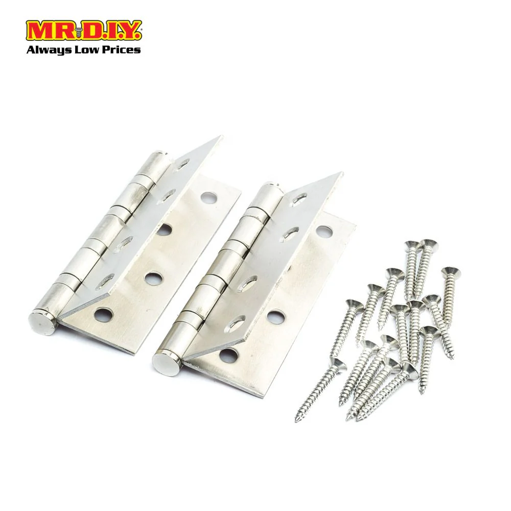 (MR.DIY) FIGHTER Heavy Duty Security Stainless Steel Bearing Hinge Set (2pcs) - Image 3