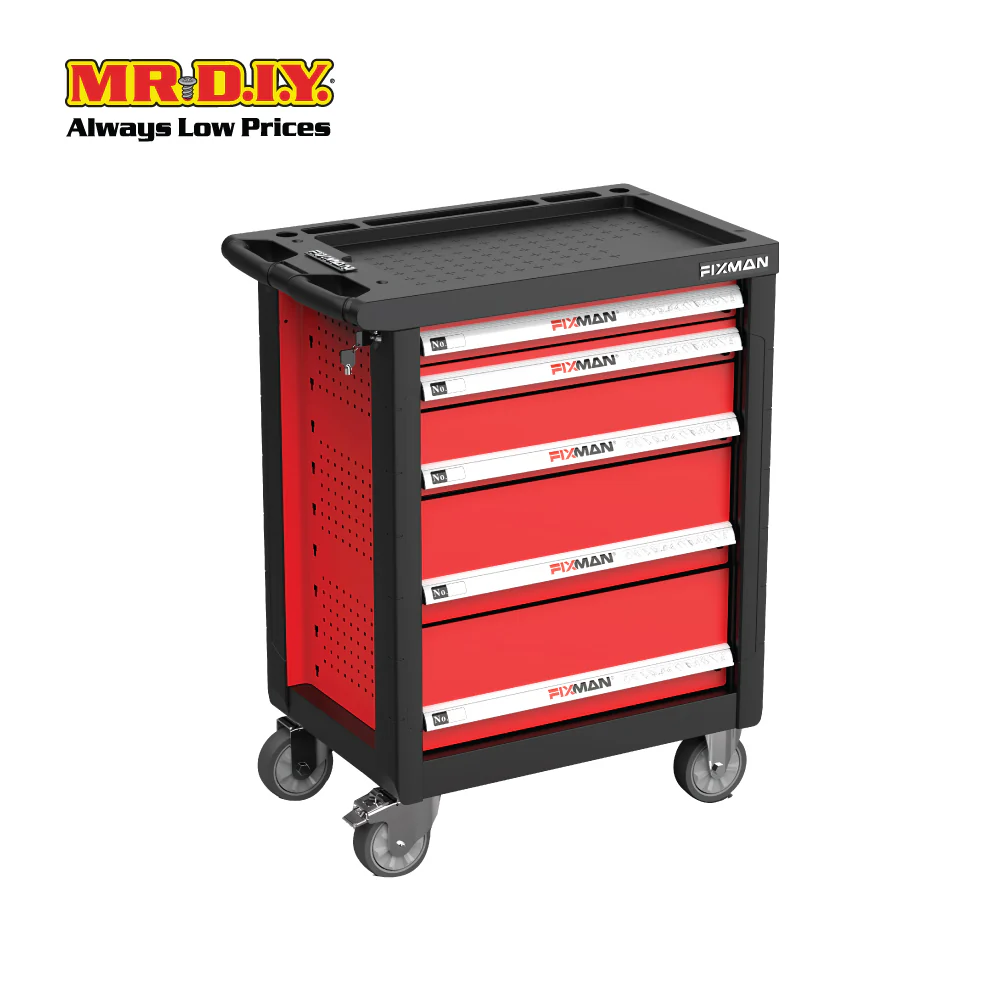 FIXMAN 5 Drawer Roller Cabinet - Image 2