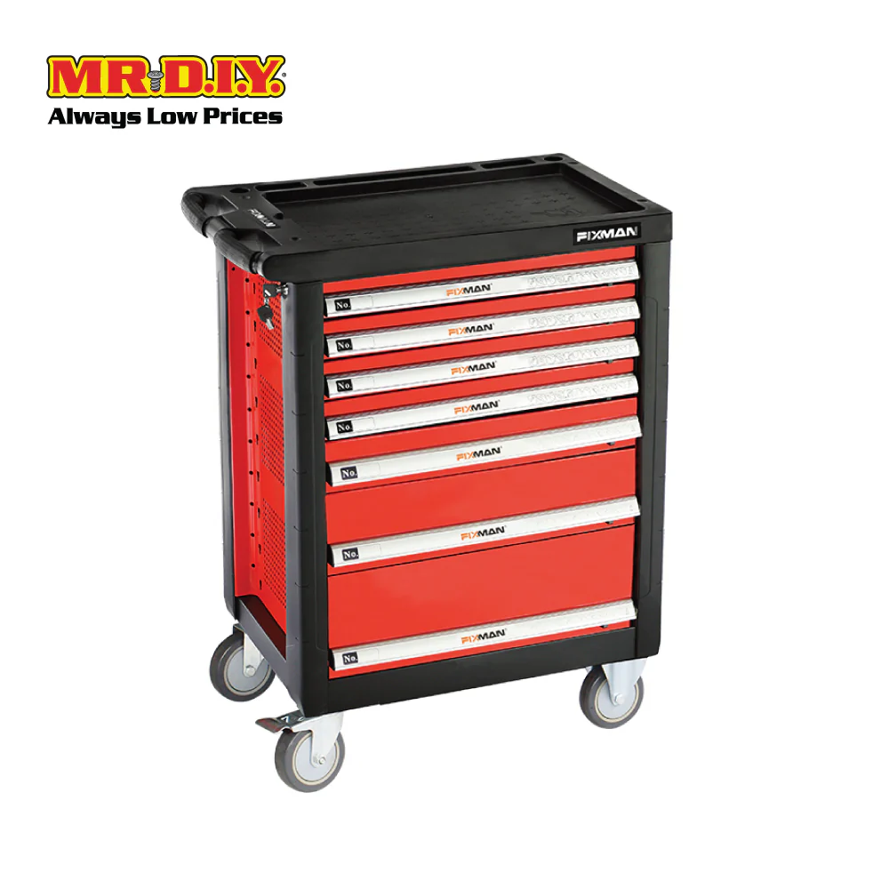 FIXMAN 7 Drawer Roller Cabinet with Tools (156 pcs) - Image 2