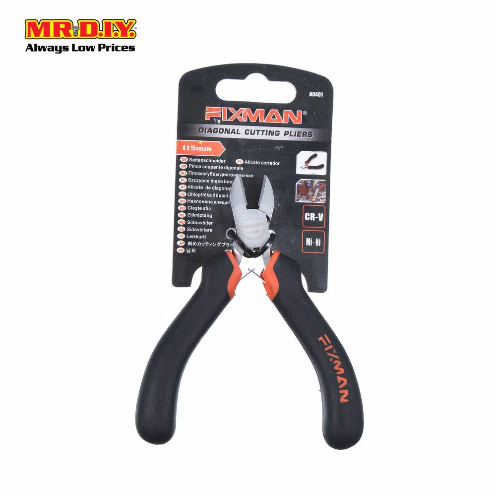 FIXMAN Diagonal Cutting Pliers (4.5") - Image 2