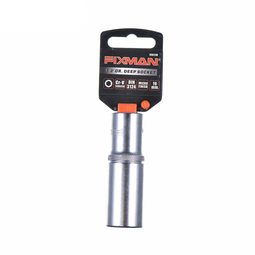 FIXMAN Dr. Deep Socket (6 point) 19mm 1/2" - Image 3
