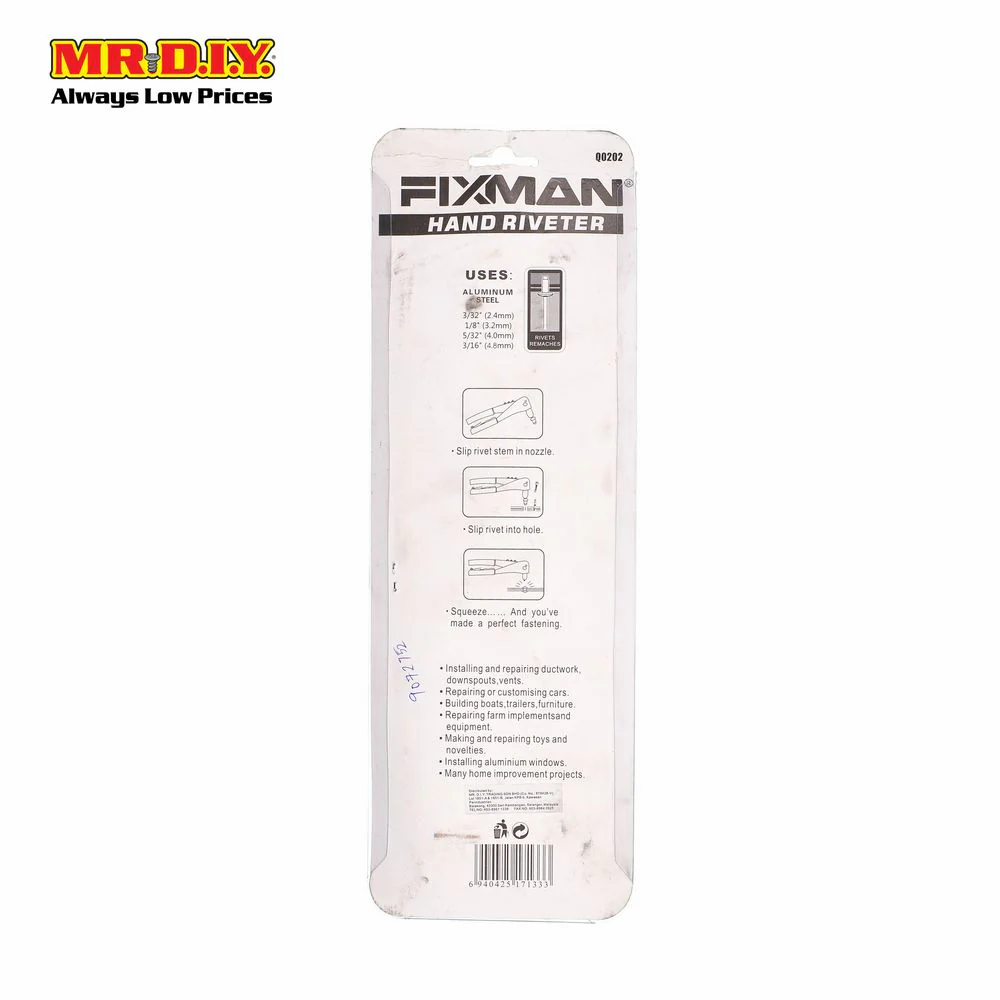 FIXMAN Hand Riveter - Image 2