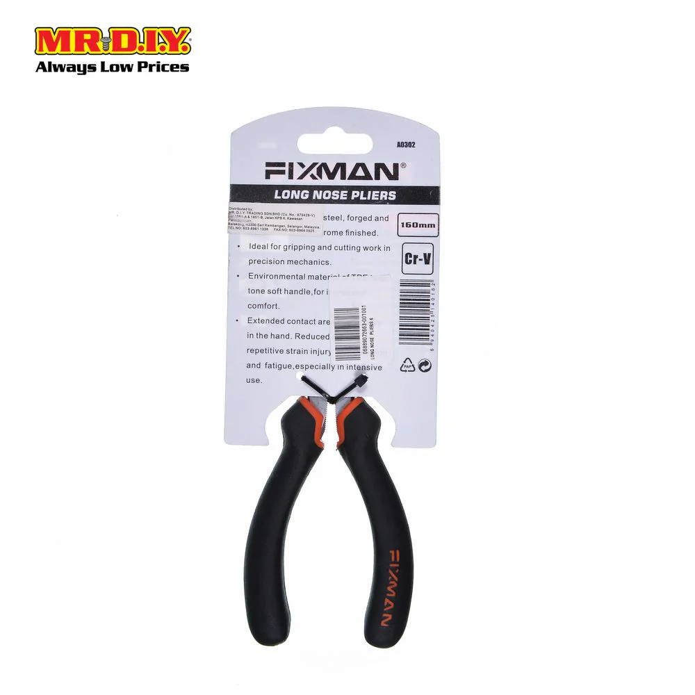 FIXMAN Long Nose Pliers 6" - Image 3