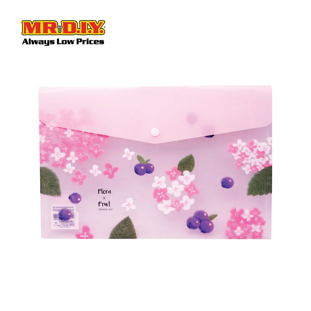 Flower Pattern Envelope A4 File - Image 5