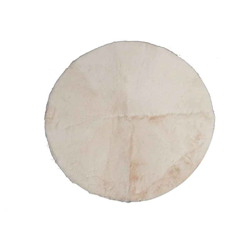 Fluffy Round Floor Mat (90cm x 90cm) - Image 4