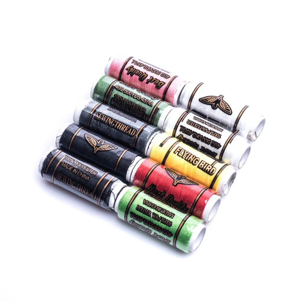 FLYING BIRD Multicolour Spool Sewing Thread (10pcs) - Image 4