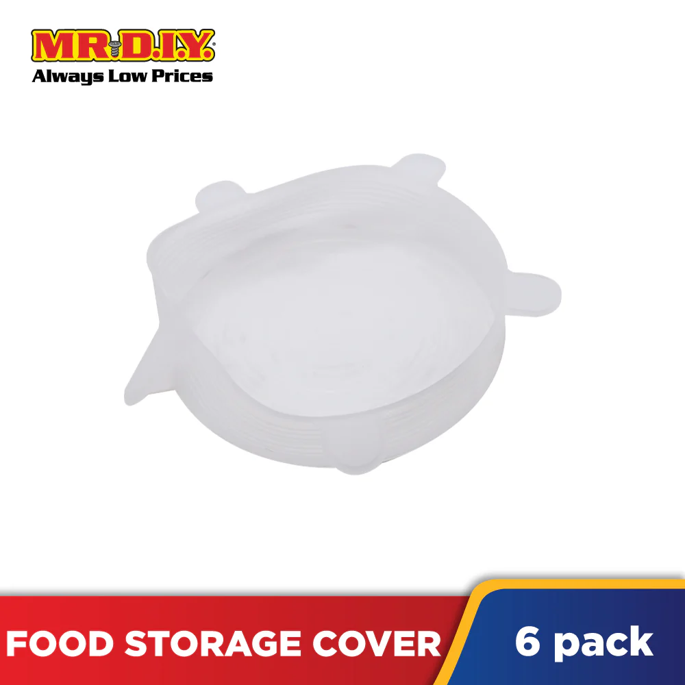 (MR.DIY) Silicone Cover Food Container Storage (6pcs) - Image 2
