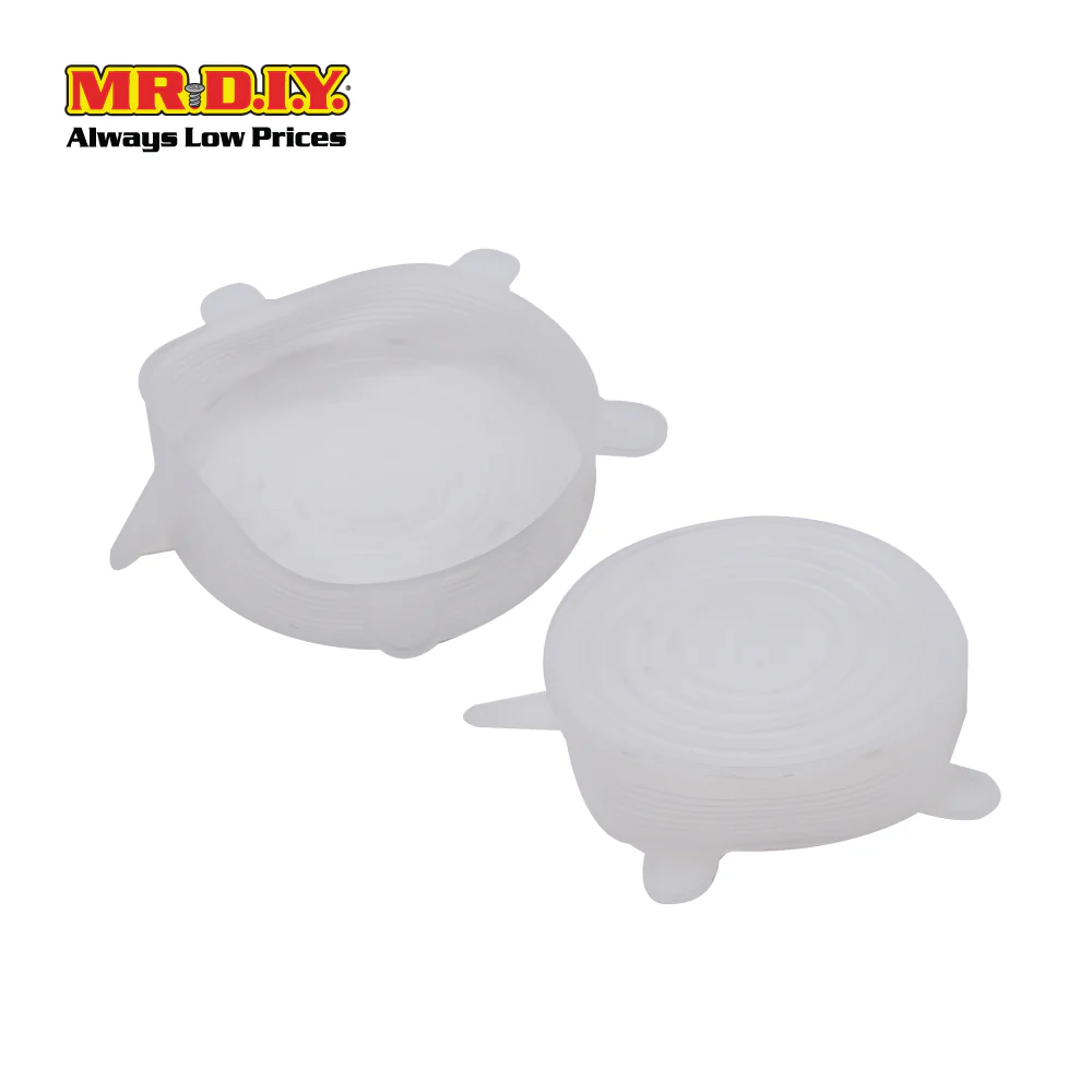 (MR.DIY) Silicone Cover Food Container Storage (6pcs) - Image 4
