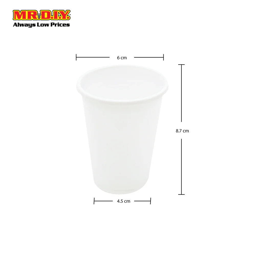 (MR.DIY) Disposable Plastic Cup Cawan Plastik (50pcs) - Image 3