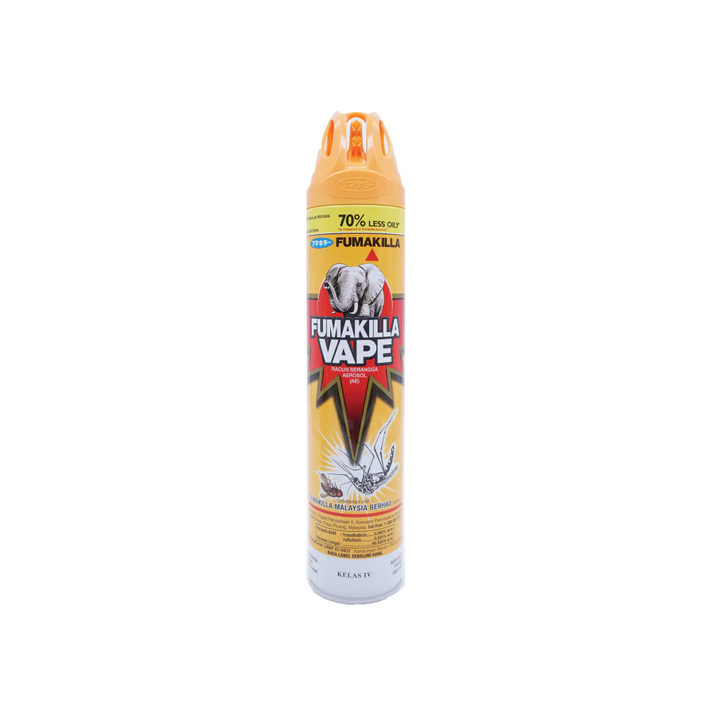 FUMAKILLA Vape Aerosol Kill Mosquito Cockroach (600ml) - Image 4