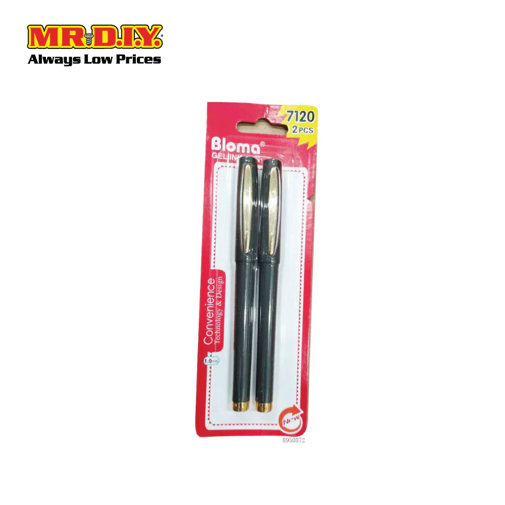 (MR.DIY) Bloma Gel Pen 1.0mm (2 pcs) - Image 2