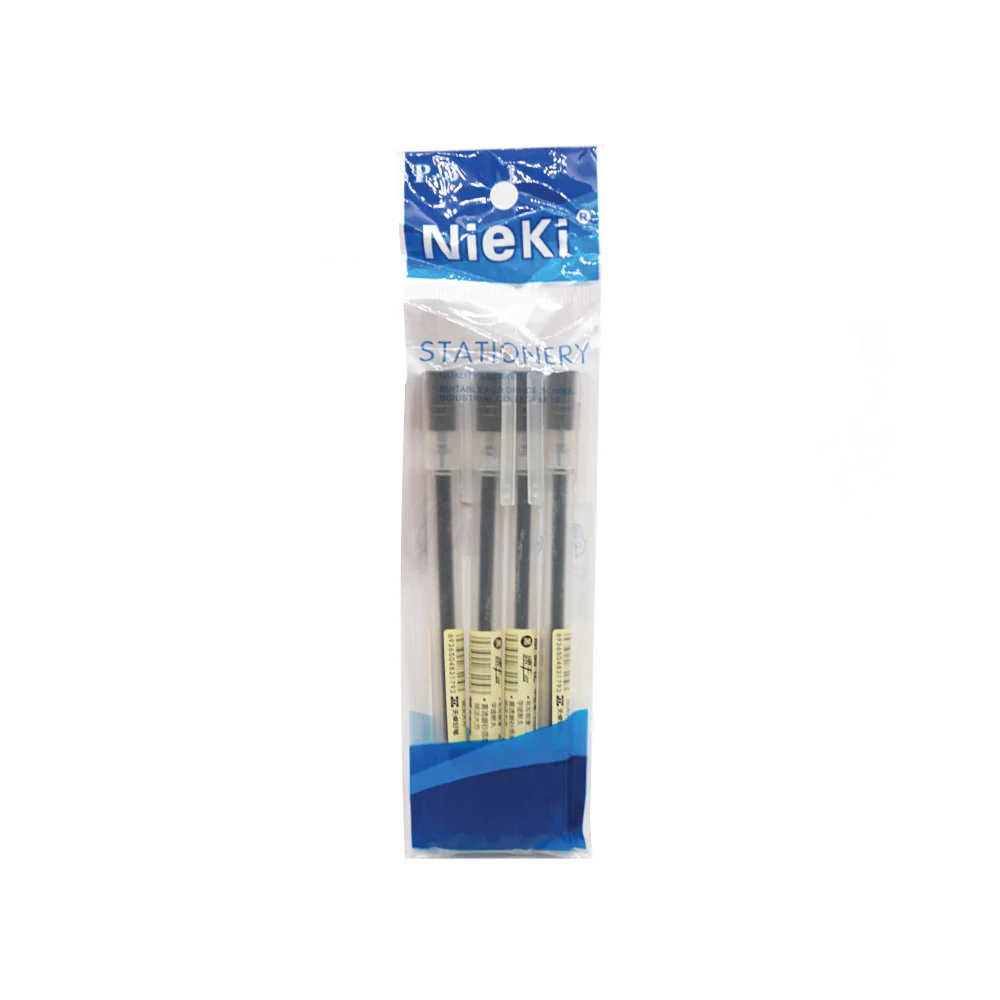 (MR.DIY) Nieki Gel Pen Tg-32180-4 (Black) - Image 2