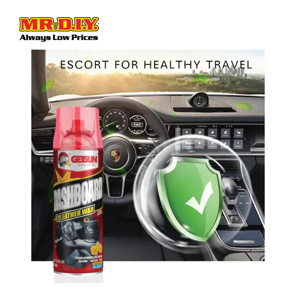 GETSUN Dashboard and Leather Wax Orange Interior Care (450ml) - Image 8