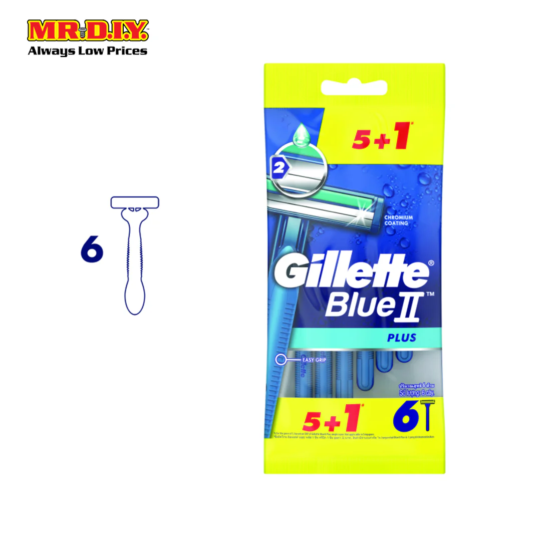 Gillette Blue II PLUS disposable razors (5+1s) - Image 6