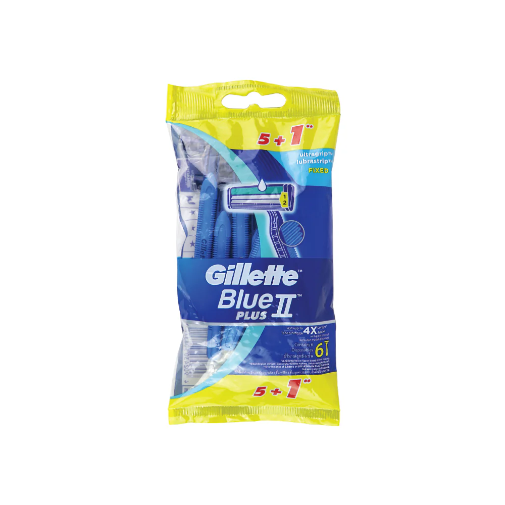 Gillette Blue II PLUS disposable razors (5+1s) - Image 8