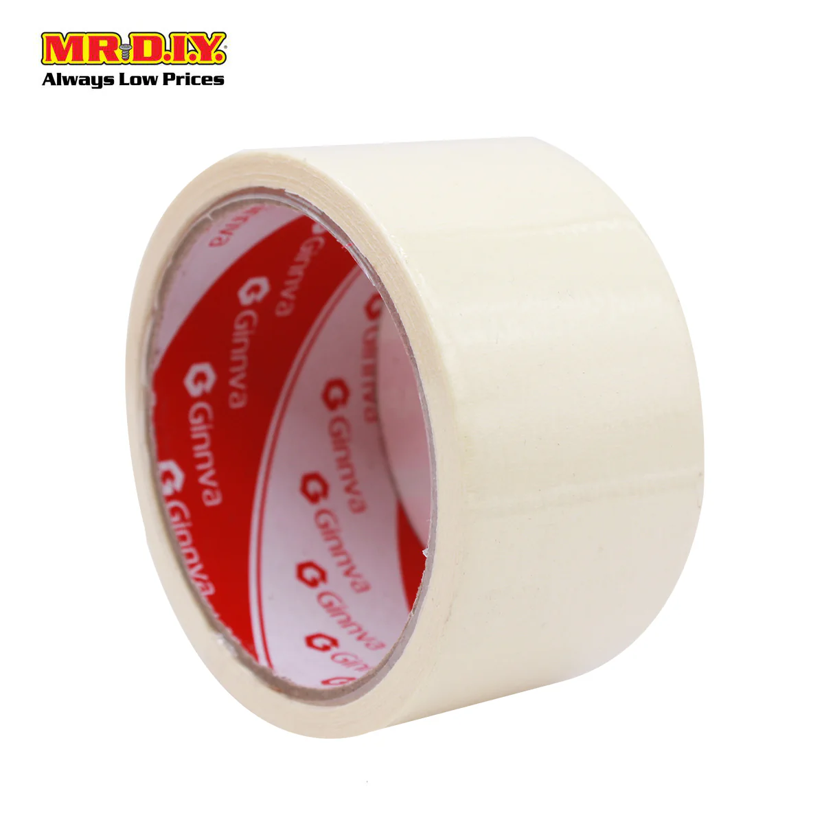 GINNVA White Masking Tape (4.8 cm x 13m) - Image 3