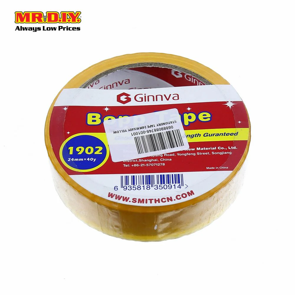 GINNVA Bopp Stationery Tape (2.4cm x 36m) - Image 2