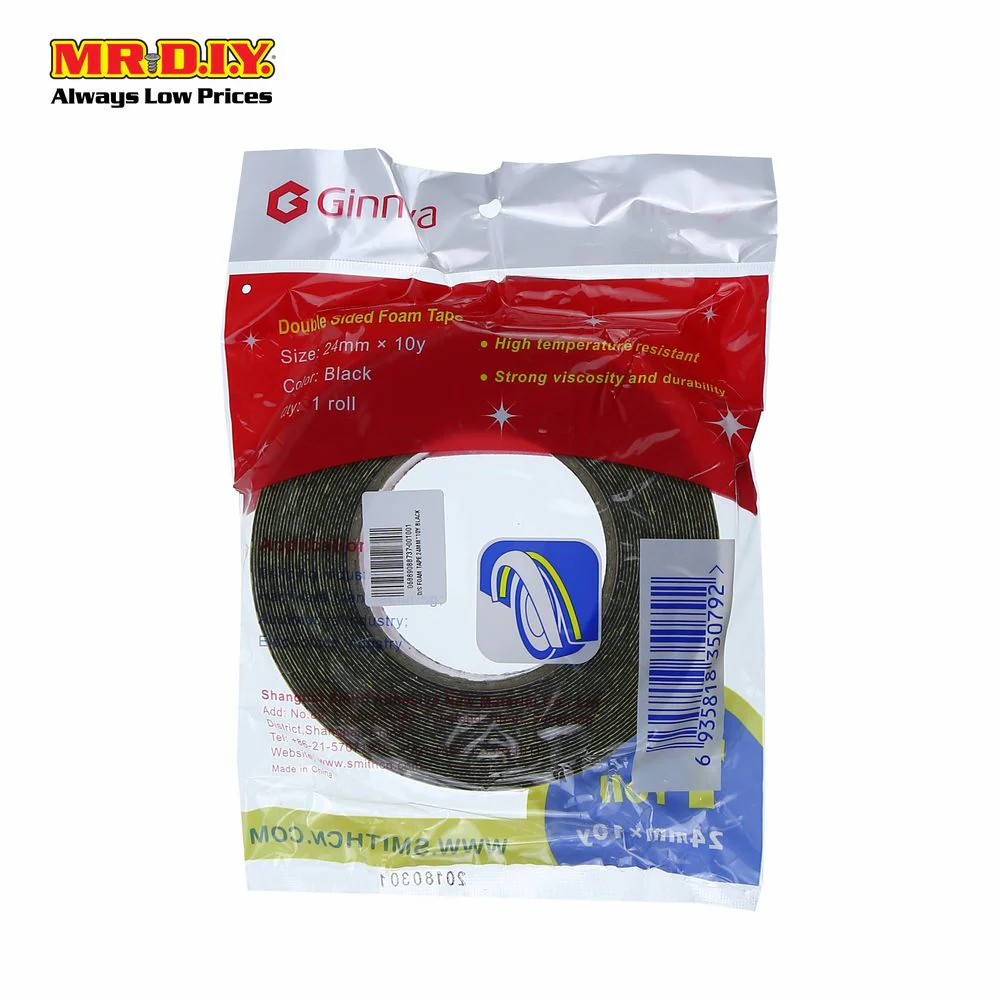 (MR.DIY) Double Side Foam Tape[24mm] (9m) - Image 3