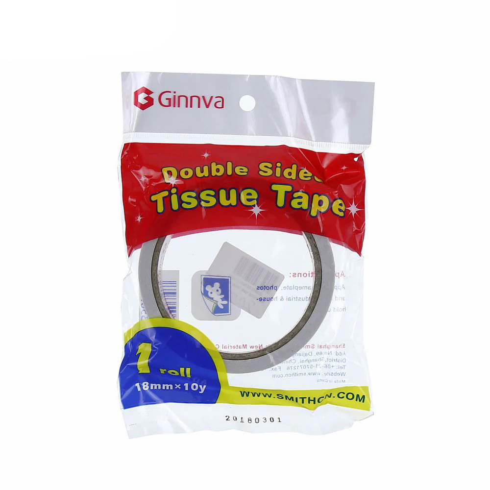 GINNVA Double Sided Tape (White) (1.8cm x 9m) - Image 3