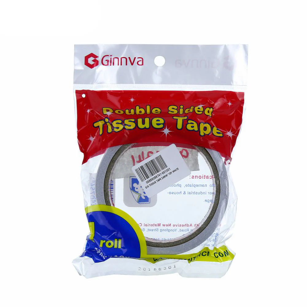 GINNVA Double Sided Tape (White) (2.4cm x 9m) - Image 3