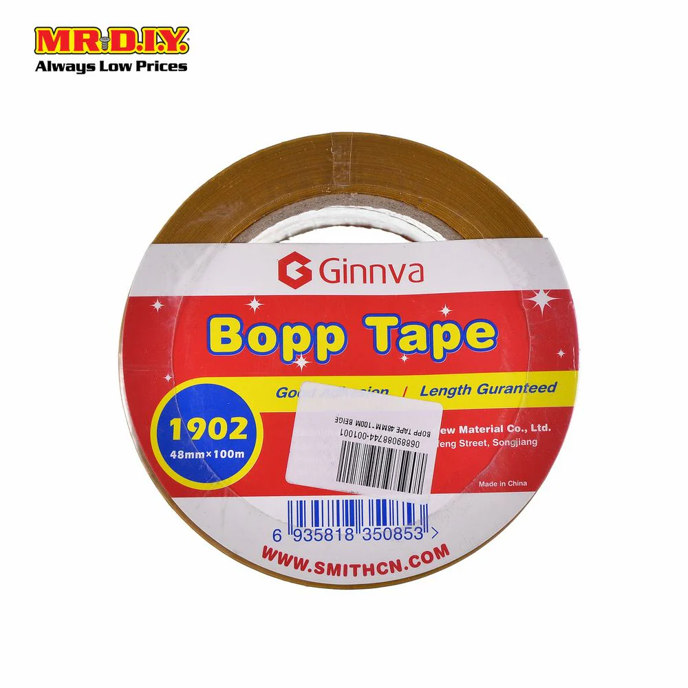 GINNVA Transparent Bopp Tape (4.8cm x 100m) - Image 4