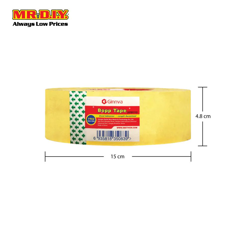 GINNVA Transparent BoppTape (4.8cm x 250m) - Image 4
