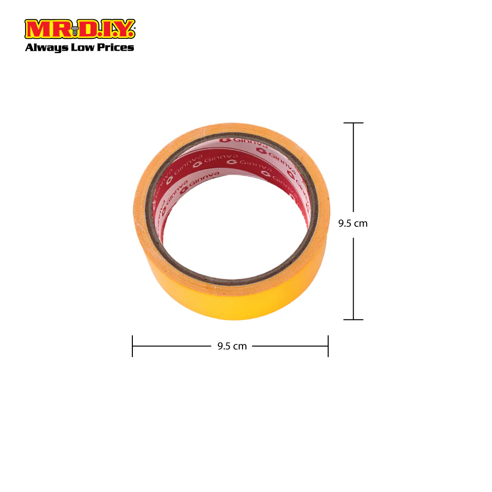 GINNVA Yellow Cloth Tape  (4.8cm x 6m) - Image 3