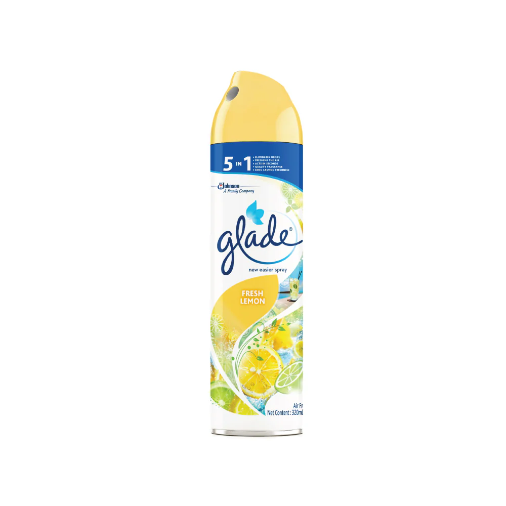 Glade Aerosol Fresh Lemon 320ml - Image 4