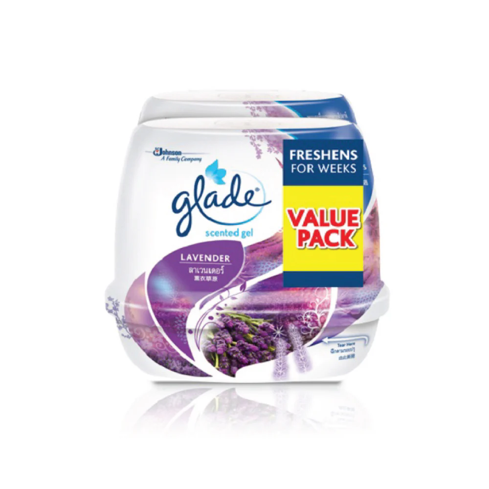 GLADE Air Refreshing Lavender Scented Gel (2 x 180g) - Image 3