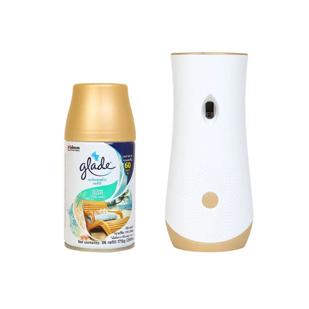 GLADE Automatic 3 in 1 Spray Ocean Escape Starter Kit 175g - Image 2