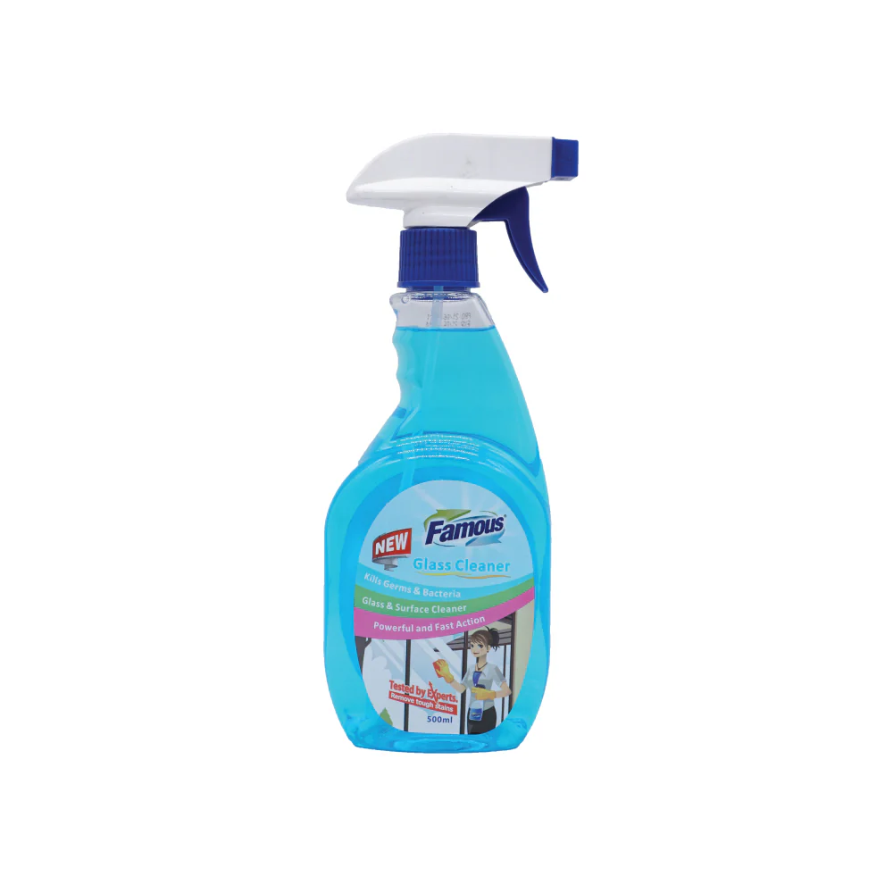 FAMOUS Glass Surface Cleaner Spray (500ml) - Image 4