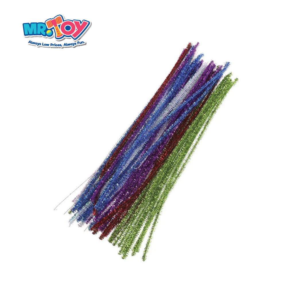 Glitter Chenille Stems 30cm (50 pcs) - Image 3