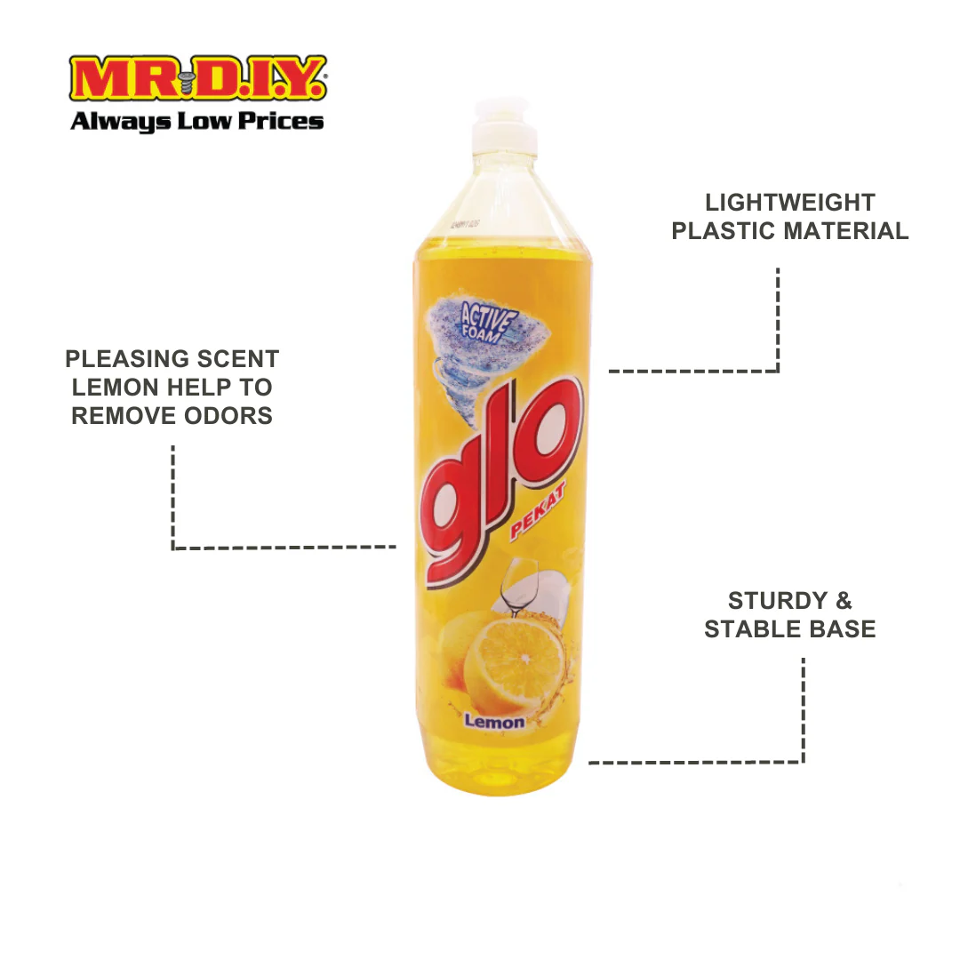 GLO Active Foam Dishwashing Liquid Lemon (800ml) - Image 5
