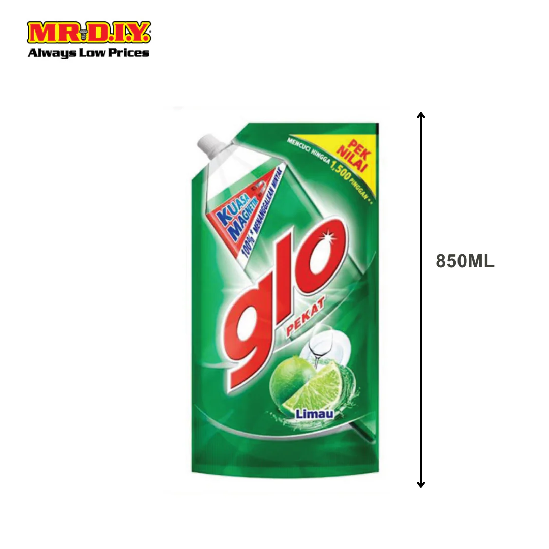 GLO Active Foam Dishwashing Liquid Lime Refill Pack (850ml) - Image 4