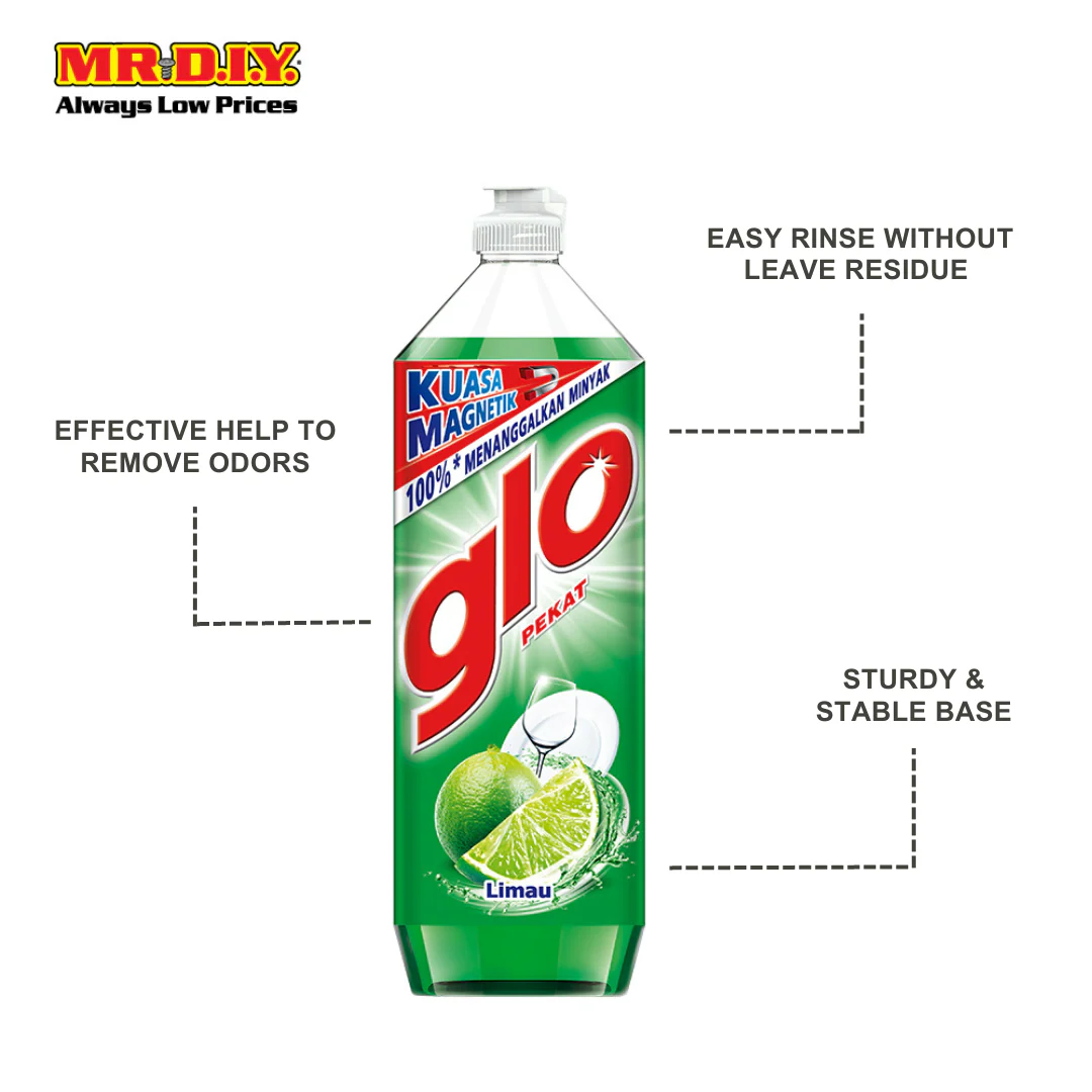 GLO Active Foam Dishwashing Liquid Lime Refill Pack (850ml) - Image 6
