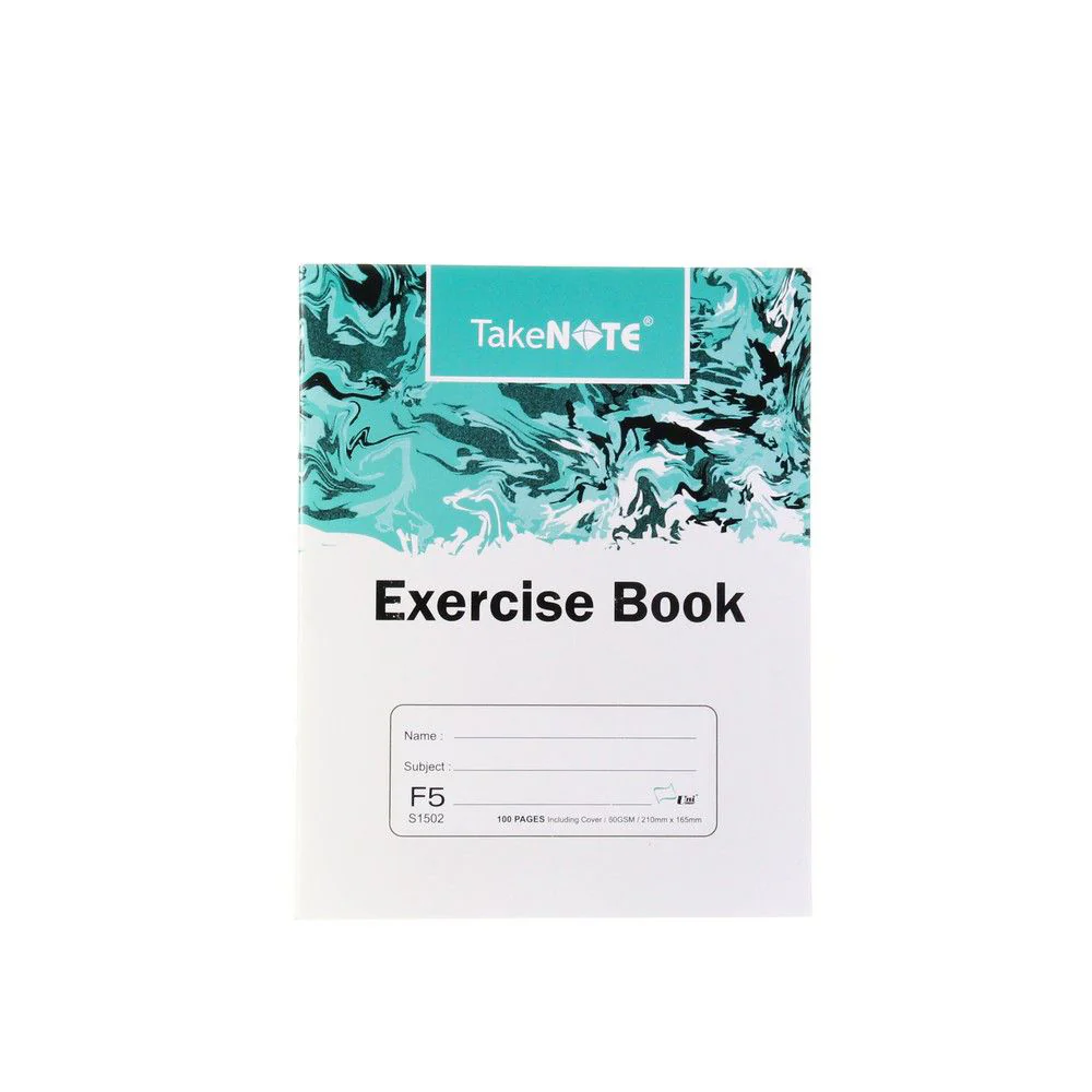 Green F5 Exercise Book 100PG S-1502 - Image 3