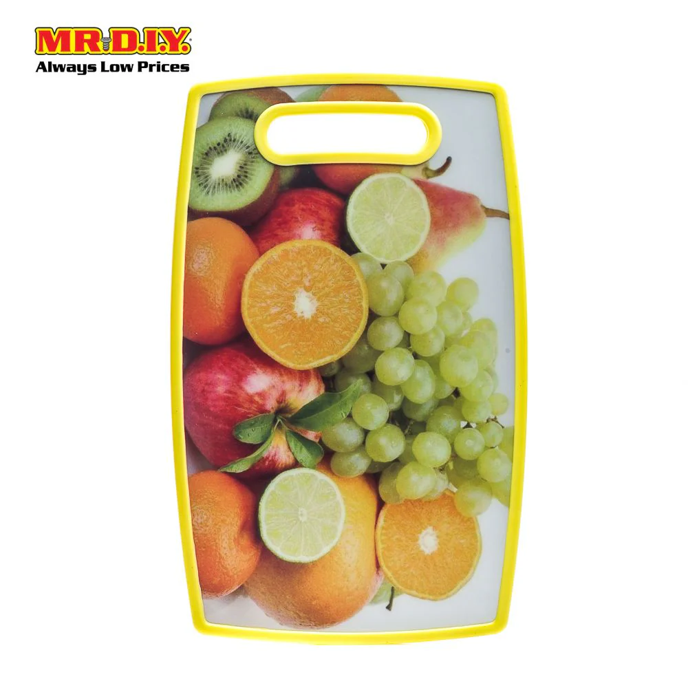 (MR.DIY) Heavy Plastic Fruity Double Sided Multi-Function Chopping Board - Image 3