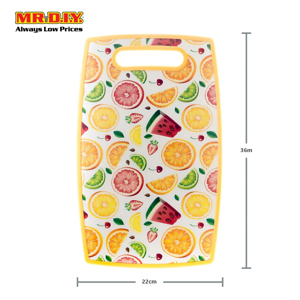 (MR.DIY) Heavy Plastic Fruity Double Sided Multi-Function Chopping Board - Image 6
