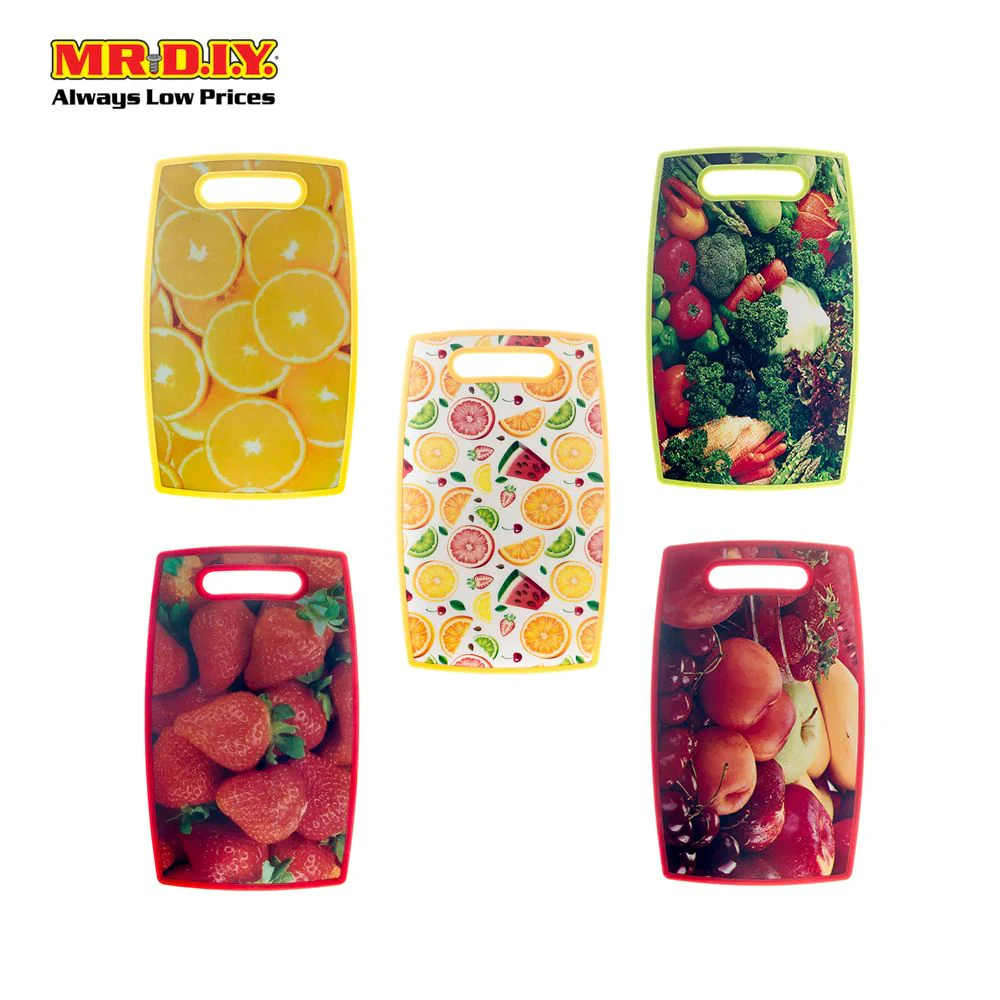 (MR.DIY) Heavy Plastic Fruity Double Sided Multi-Function Chopping Board - Image 7