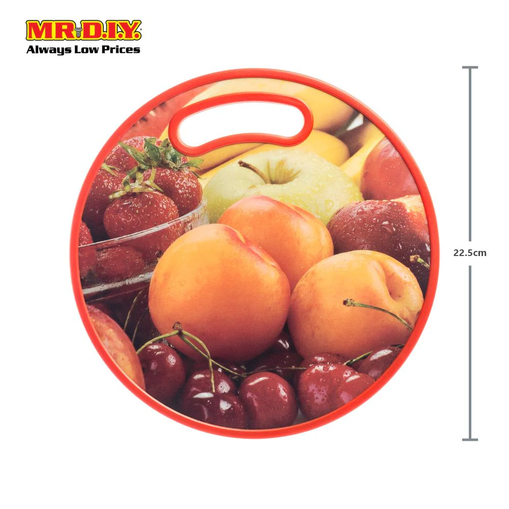 Heavy Round Plastic Chopping Board - Image 5