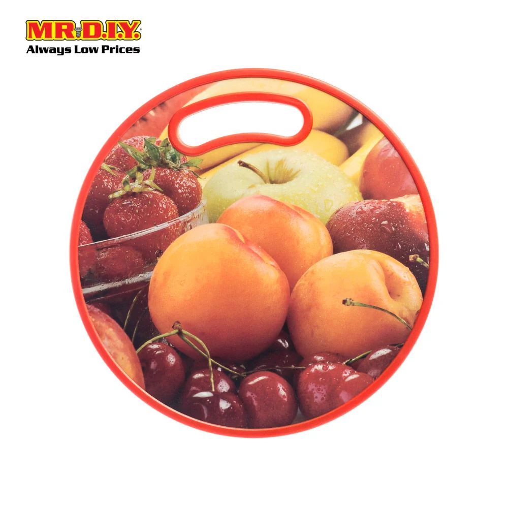 Heavy Round Plastic Chopping Board - Image 8
