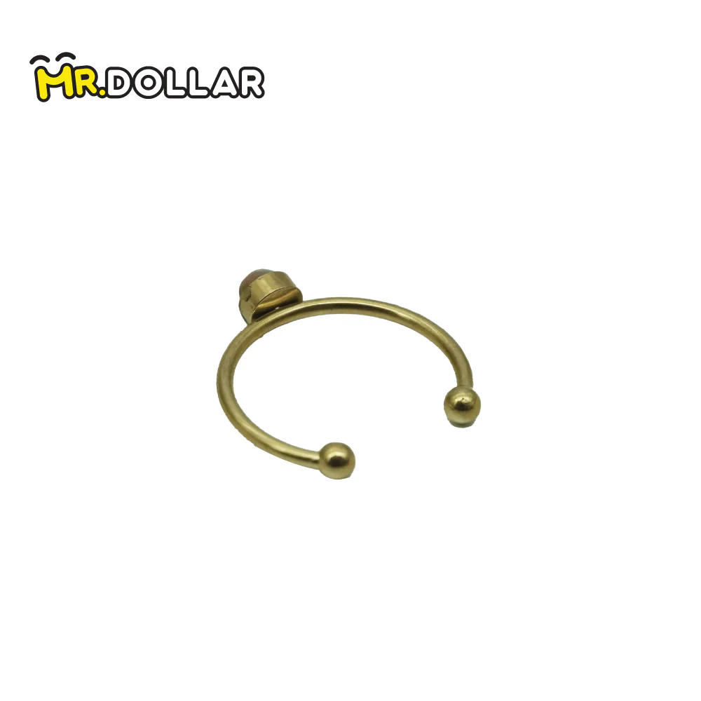 [Limited Edition] HIAS JEWELLERY Dainty Finger Gold Ring With Stone - Image 4