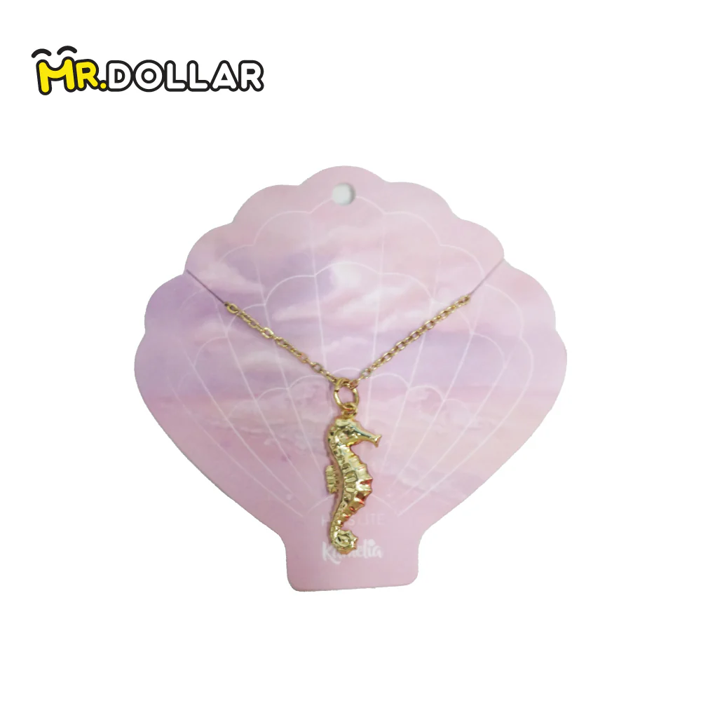 HIAS JEWELLERY Pearl Life Gold Necklace with Pendant (SF,P,SS,SH) - Seashell - Image 3