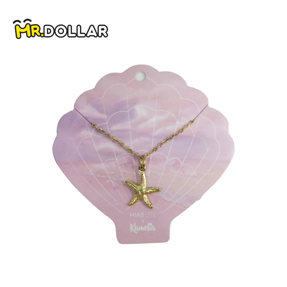 HIAS JEWELLERY Pearl Life Gold Necklace with Pendant (SF,P,SS,SH) - Seashell - Image 4