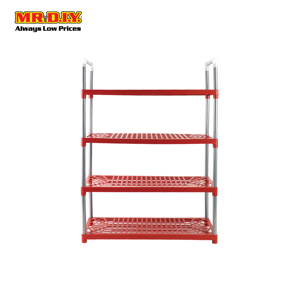 High Quality 4 Tier Plastic Shoe Shelf 1620 - Image 10